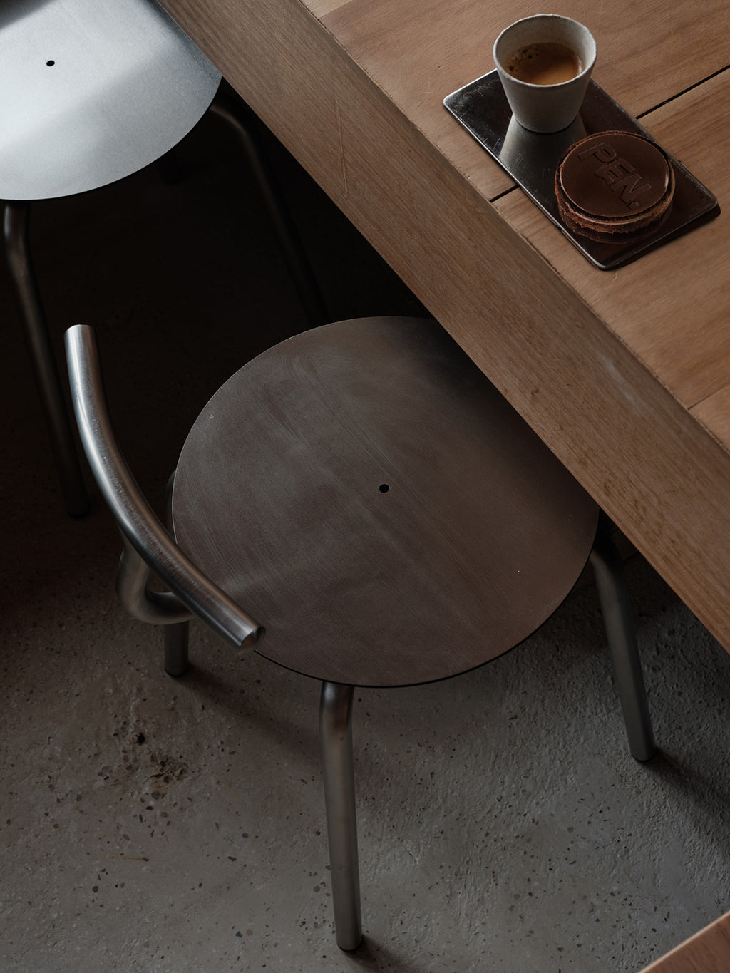 Tam Stainless Steel Stool by Ondarreta, view 9