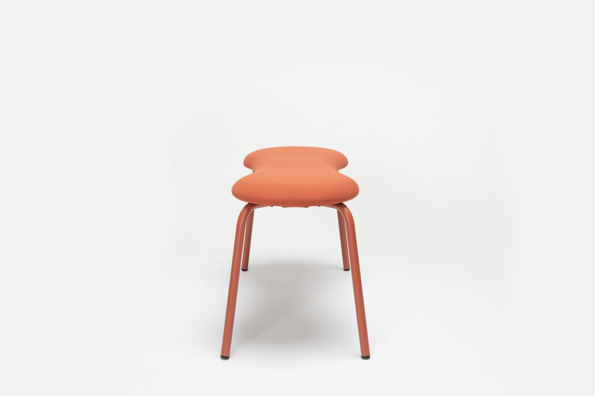 Tam Steel Bench H45 by Ondarreta, view 3