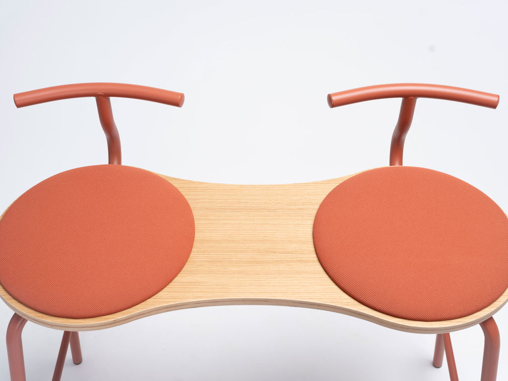 Tam Steel High Bench by Ondarreta, view 2
