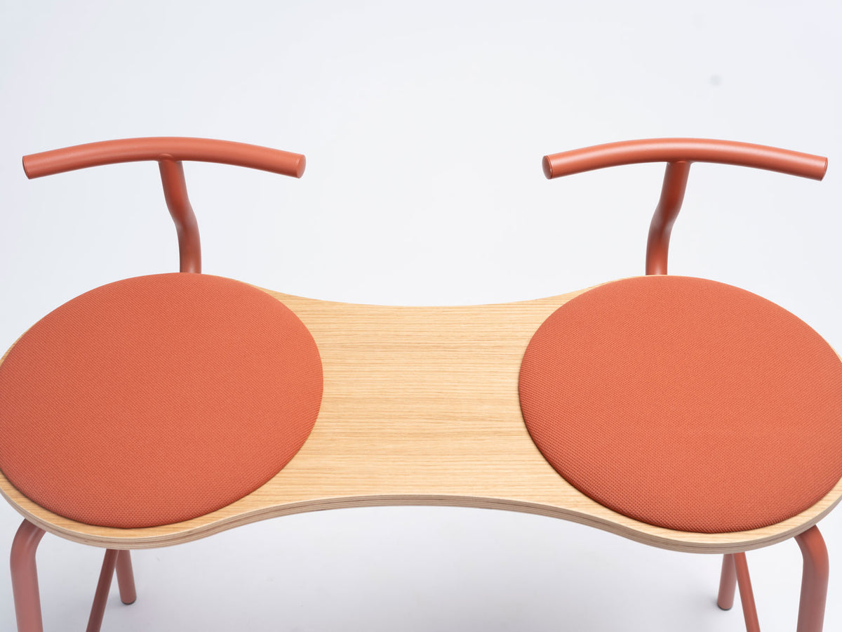 Tam Steel High Bench by Ondarreta, view 2