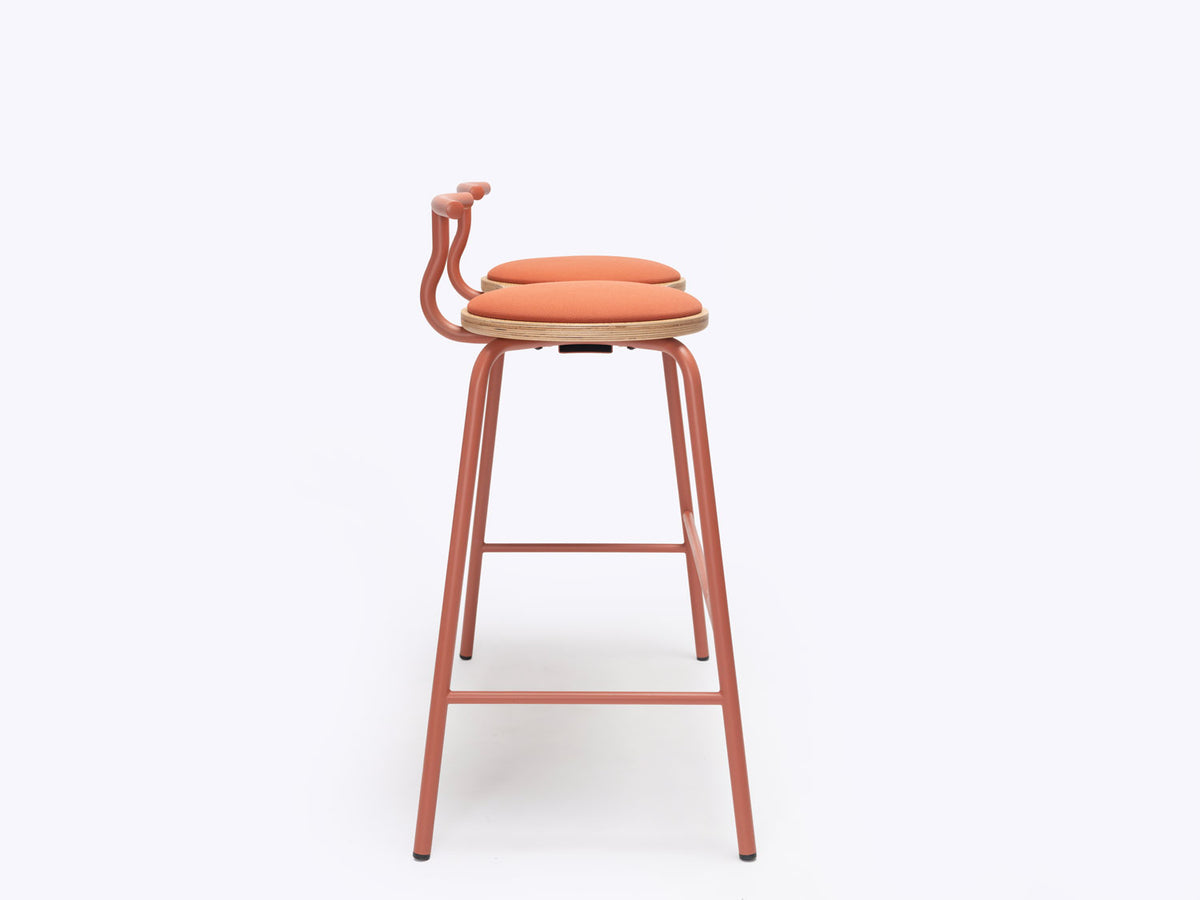 Tam Steel High Bench by Ondarreta, view 4