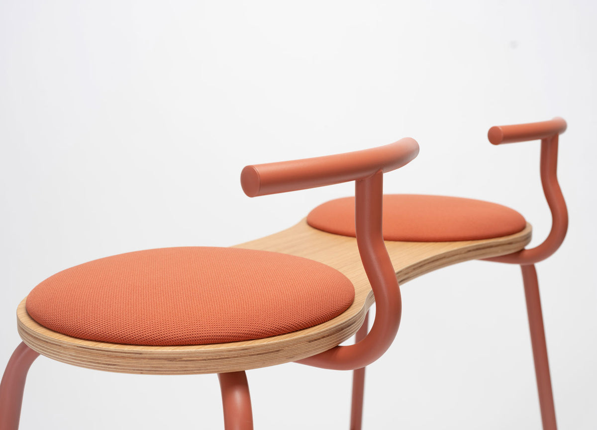 Tam Steel High Bench by Ondarreta, view 7