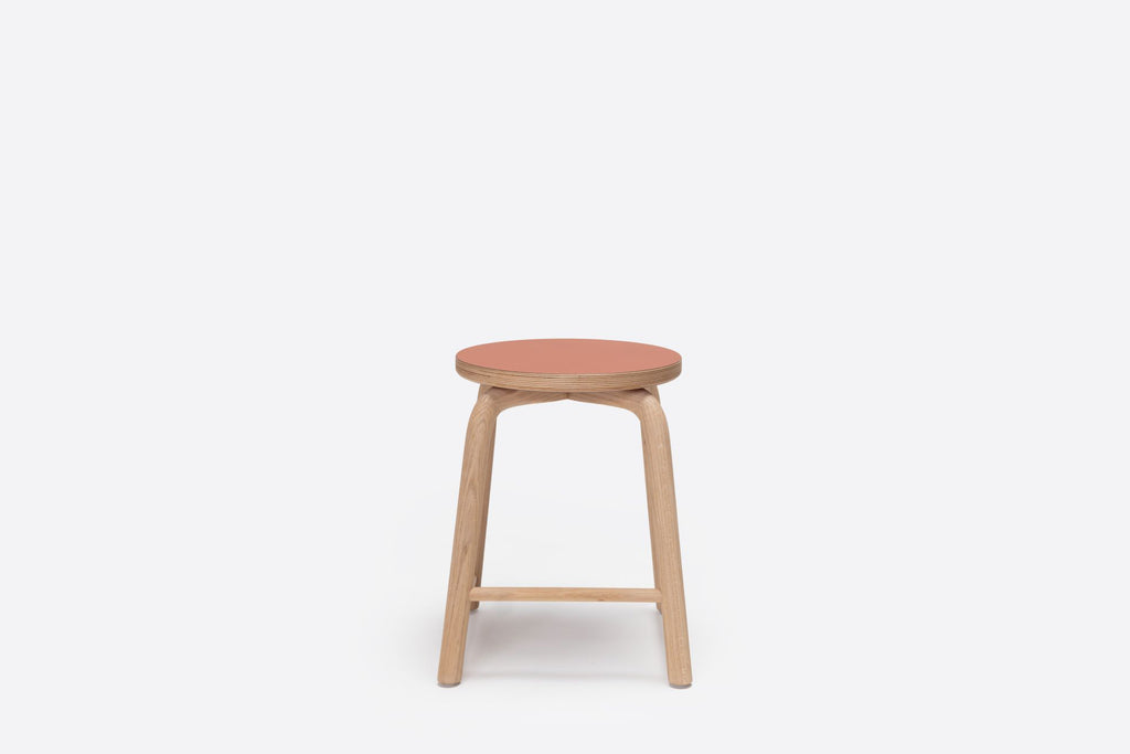Tam Wood Stool by Ondarreta, view 2