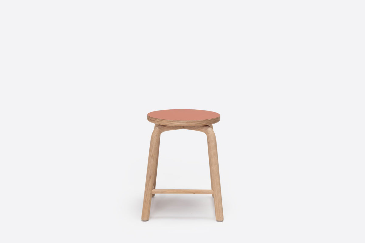 Tam Wood Stool by Ondarreta, view 2