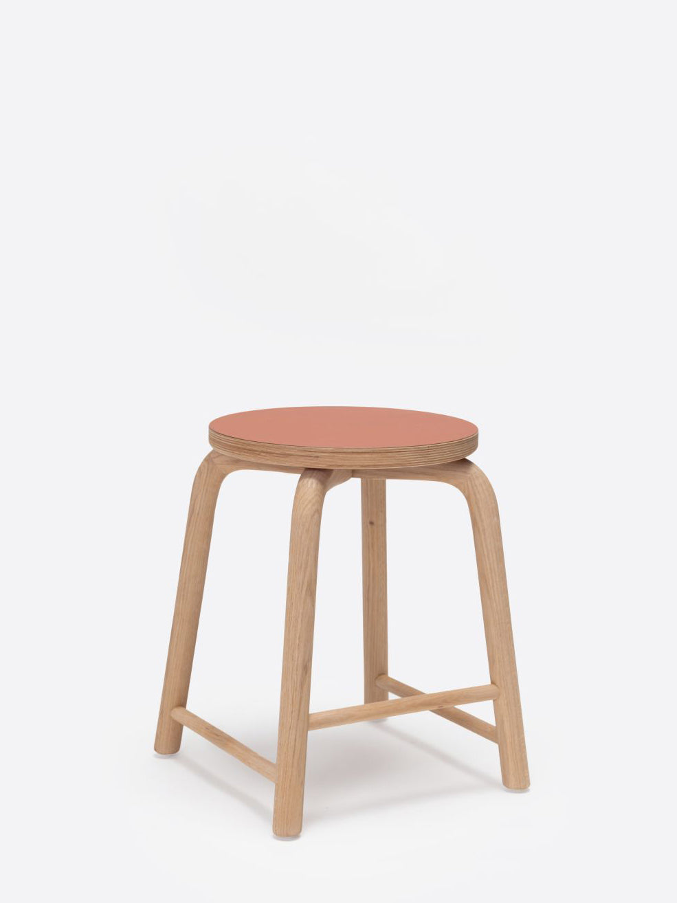 Tam Wood Stool by Ondarreta, view 3