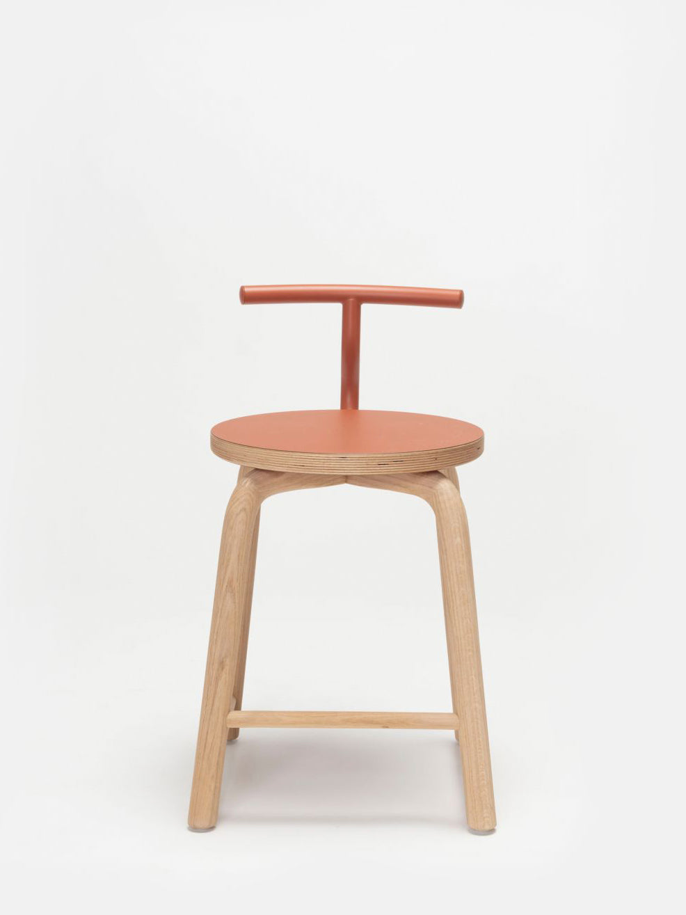 Tam Wood Stool by Ondarreta, view 5