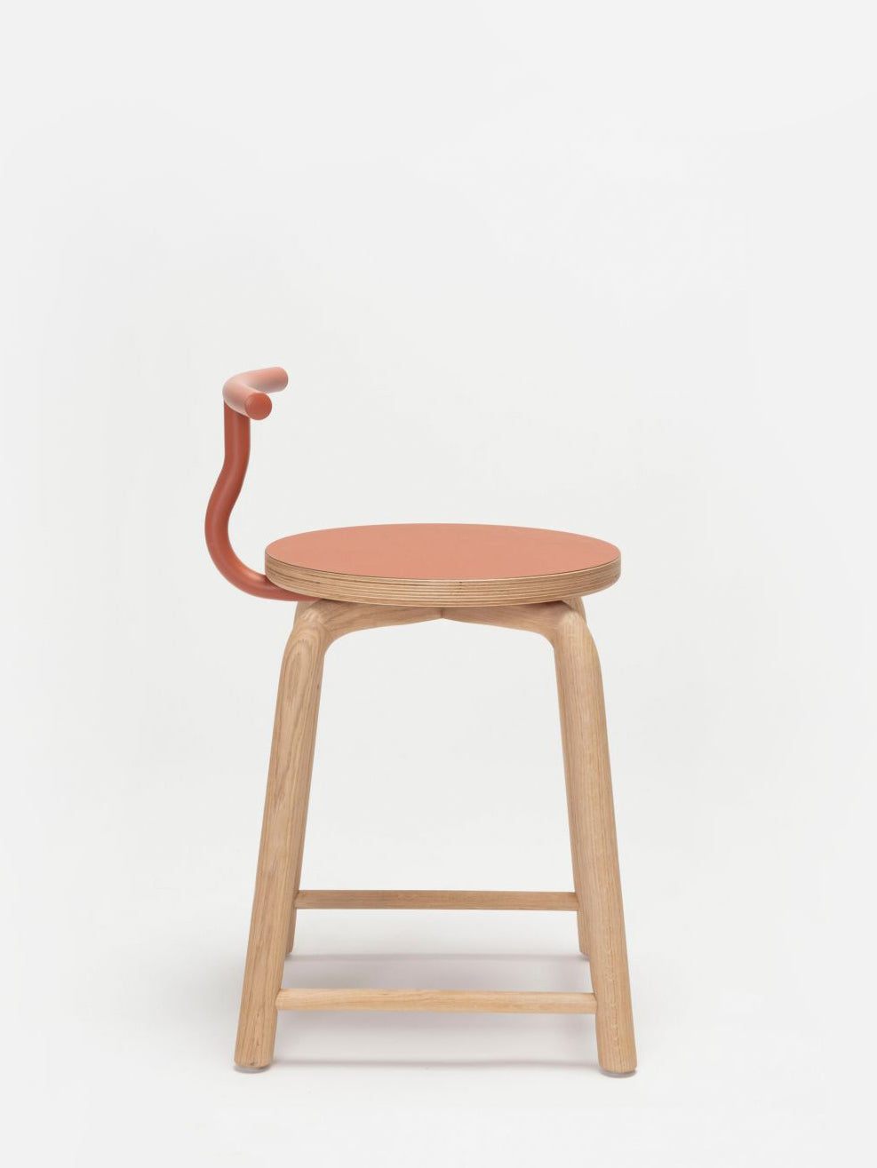 Tam Wood Stool by Ondarreta, view 7