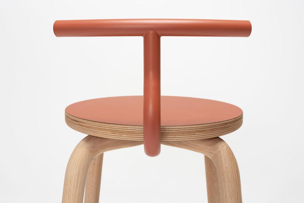 Tam Wood Stool by Ondarreta, view 9