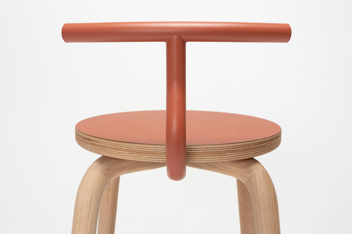 Tam Wood Stool by Ondarreta, view 9