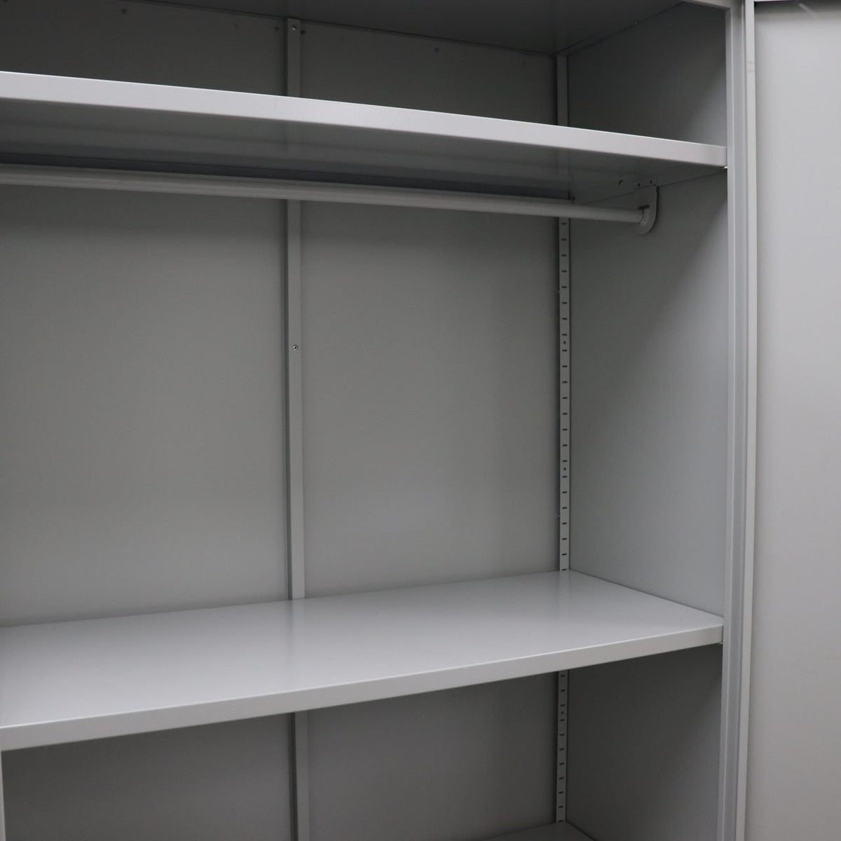 Top Shelf with Rail for GO Steel Cupboard, view 2