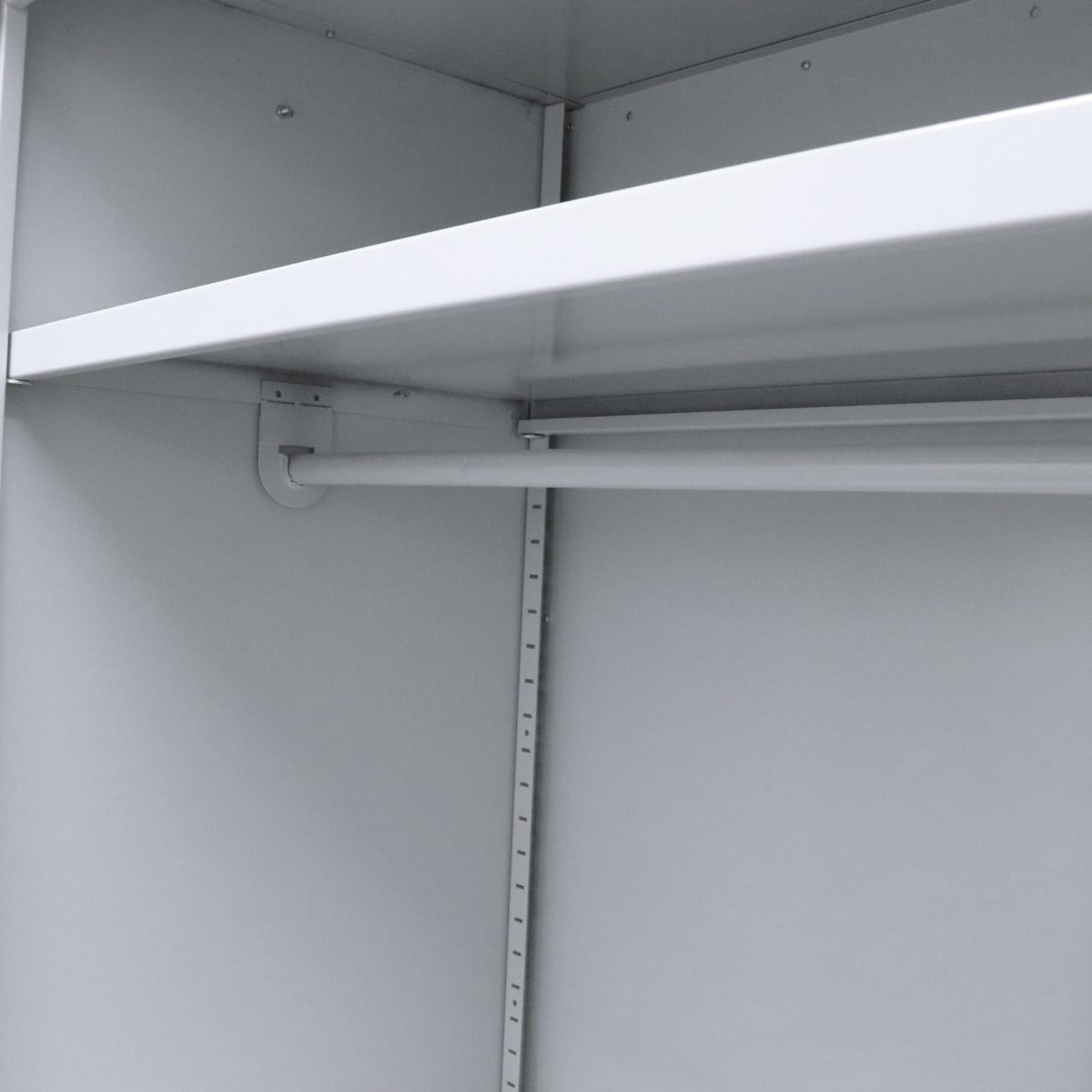 Top Shelf with Rail for GO Steel Cupboard, view 3